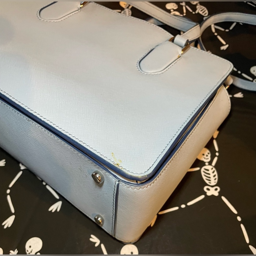 Kate Spade Light Blue Crossbody Bag 3 compartment crossbody bag - Picture 9 of 12